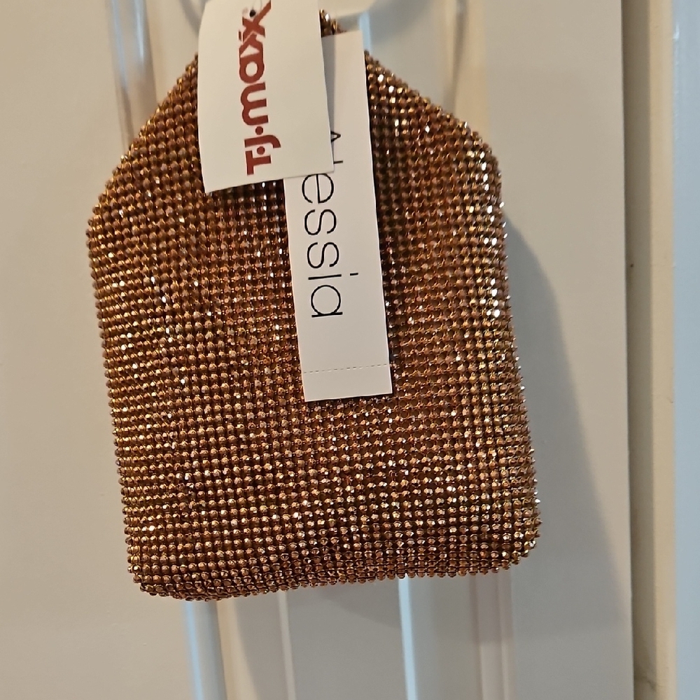 Alessia Gold Mini Bag
